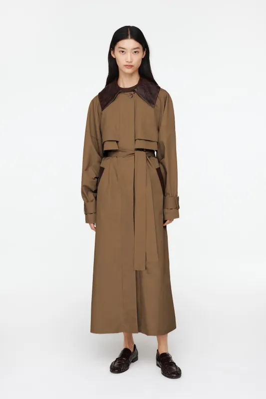 Juliet Canvas Trench Coat sold by DUCIE