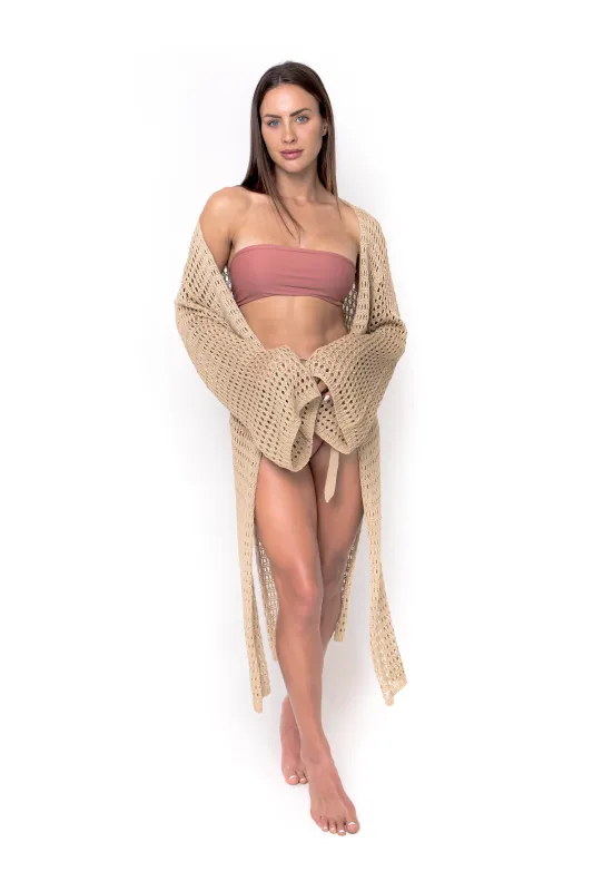 Flores, Dress Knit Kimono sold by Love Anchor