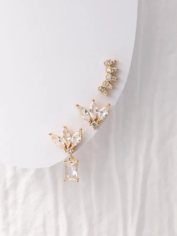 Yates Earrings | Set of 3 sold by Michelle McDowell