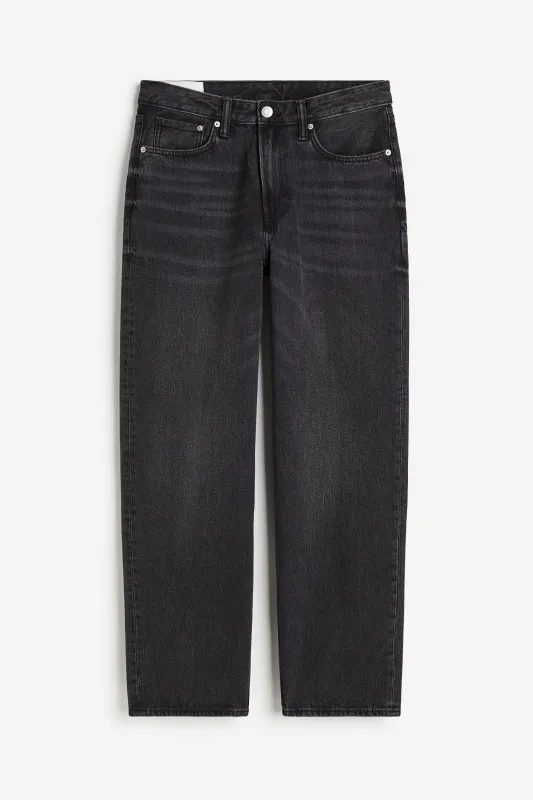H&M - Loose Jeans - Black sold by H&M