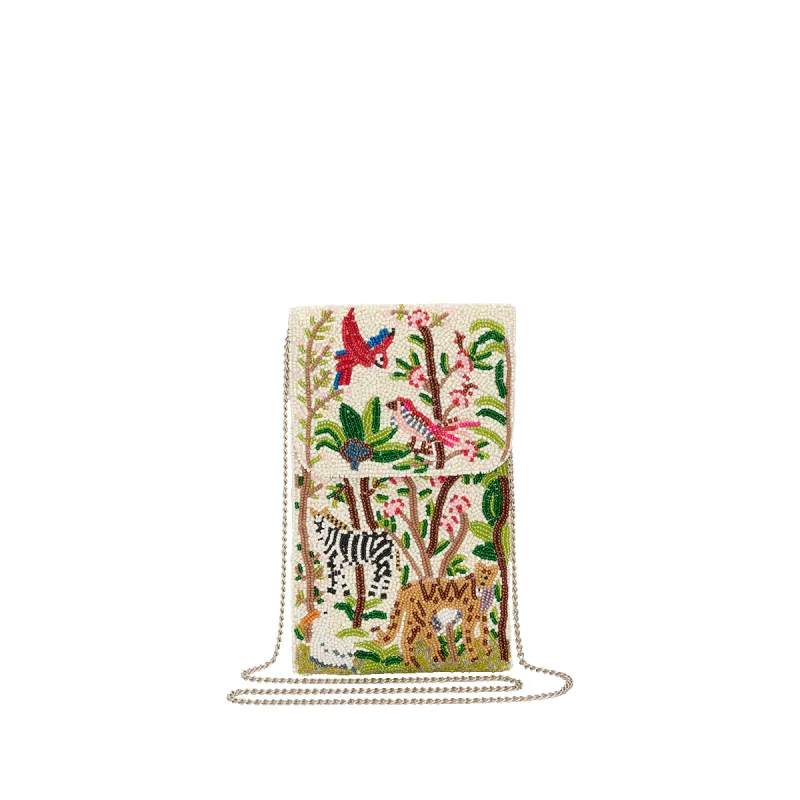 Beaded Phone Pouch - Serengeti sold by Lily and Bean