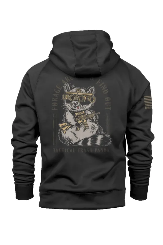 Tactical Trash Panda - Raglan Tailgater Hoodie sold by Nine Line
