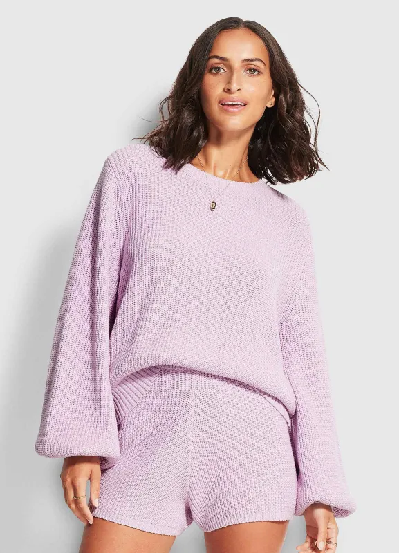 North Coast Knit Short - Lilac sold by Seafolly