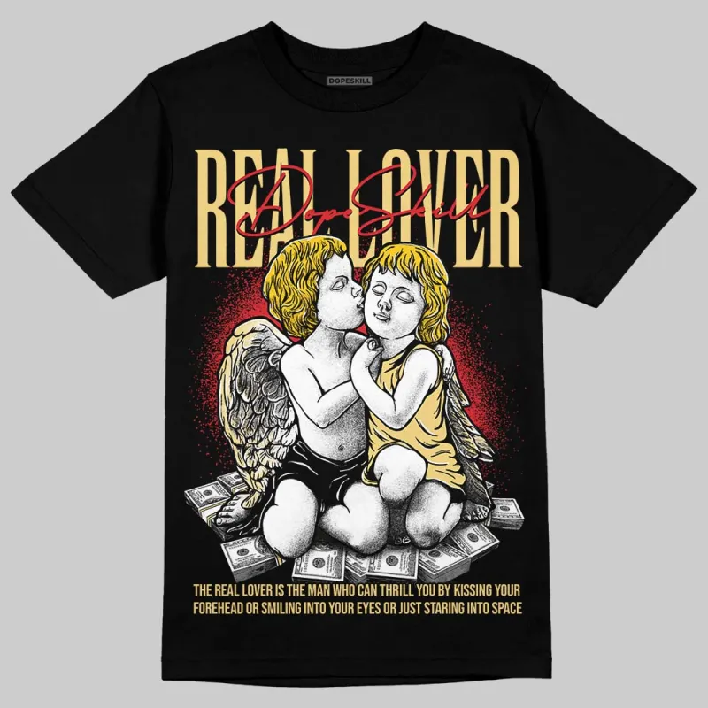 Quai 54 x Tour Yellow Black 1s DopeSkill T-Shirt Real Lover Graphic sold by DopeSkill