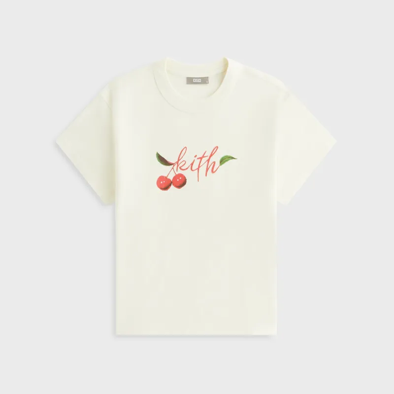 Kith Women Cherry Vintage Mulberry Tee - Silk sold by Kith