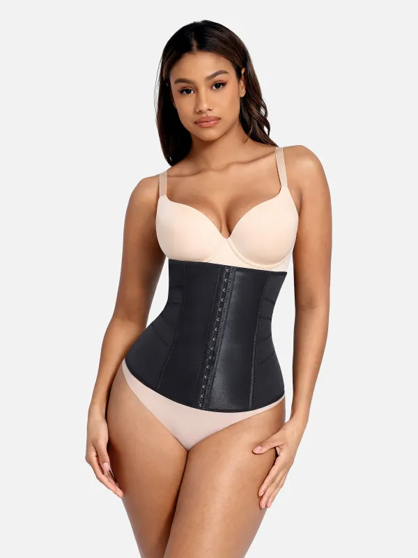 Feelingirl Waist Trainer for Women – Mesh Corset Body Shaper with Steel Bones sold by FeelinGirl