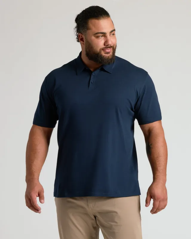 Navy Pima Polo sold by True Classic
