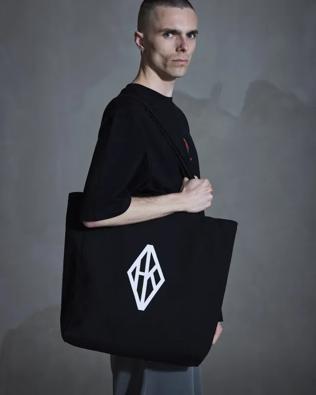 Logo Tote Bag - Black sold by Han Kjøbenhavn