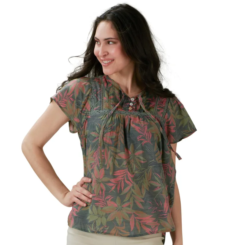 lily morgan Women's Pintuck Blouse sold by Giant Tiger