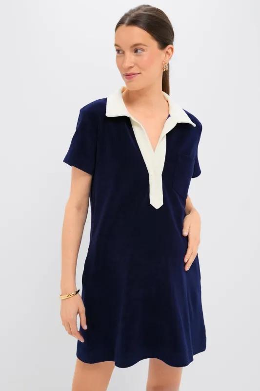Navy Terry Mitzi Dress sold by Tuckernuck