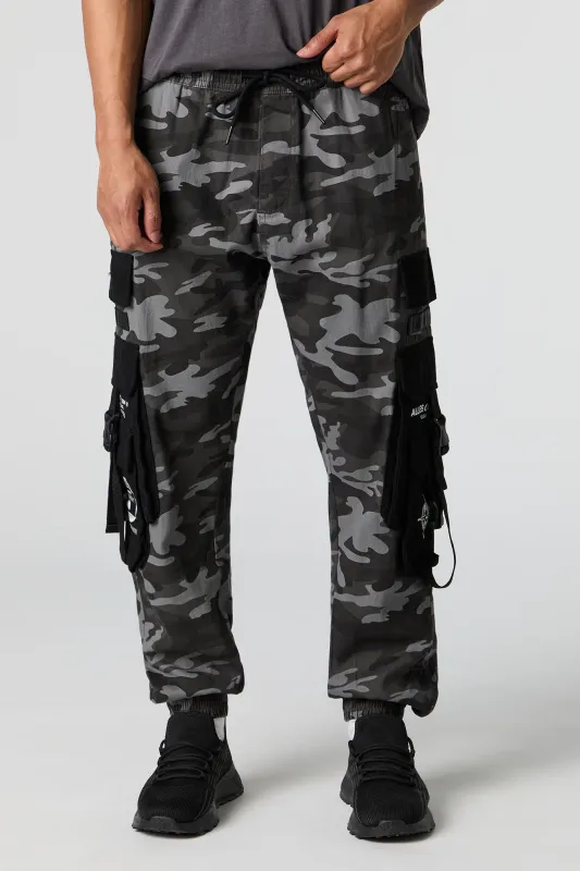 Multi Pocket Utility Cargo Jogger sold by Urban Planet