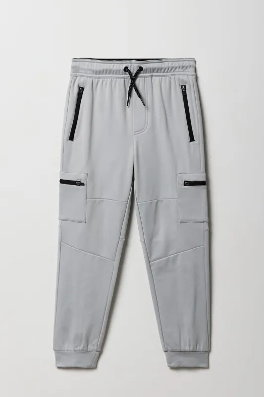 Boys Active Zip Pocket Cargo Jogger sold by Urban Planet