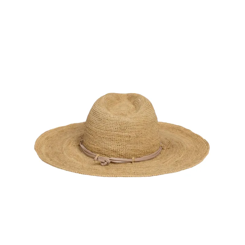 hat attack raffia crochet continental hat sold by minnow