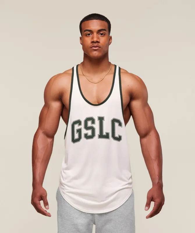 Gymshark GSLC Ringer Stringer - Soft White sold by Gymshark
