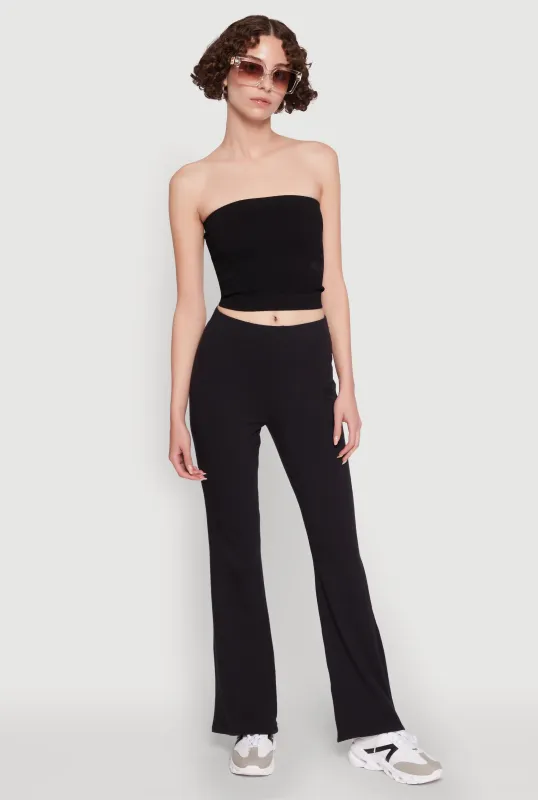 High Waisted Flared Yoga Pants sold by Rainbow