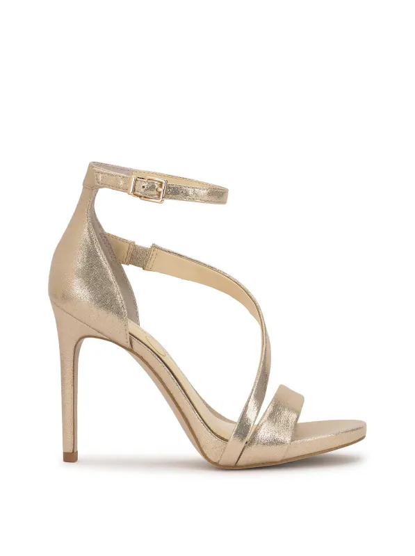Rayli High Heel Sandal in Champagne sold by Jessica Simpson