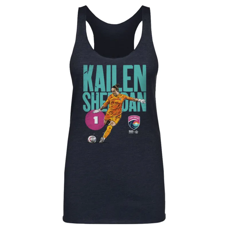 Kailen Sheridan San Diego Wave FC Bold WHT sold by 500 Level