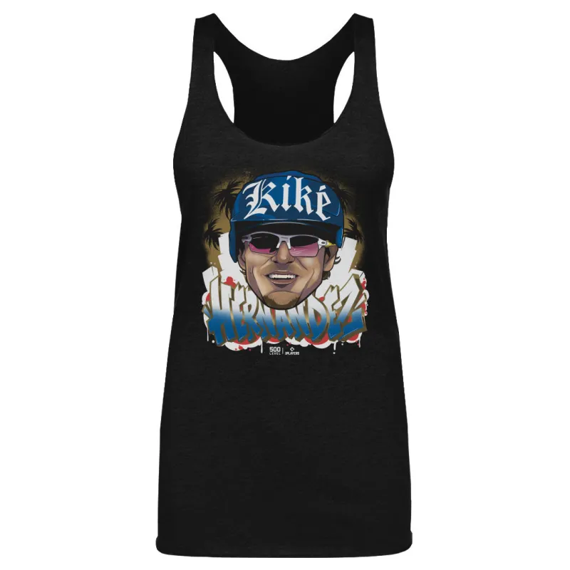 Enrique Hernandez Los Angeles D Graffiti WHT sold by 500 Level