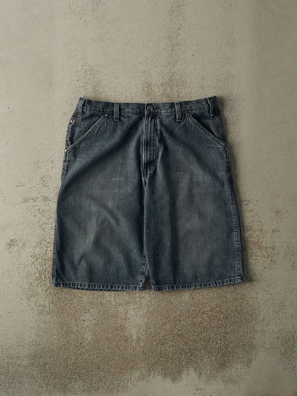 Vintage 90s Dark Wash Dickies Jean Shorts (36x12.5) sold by Rebalance Vintage