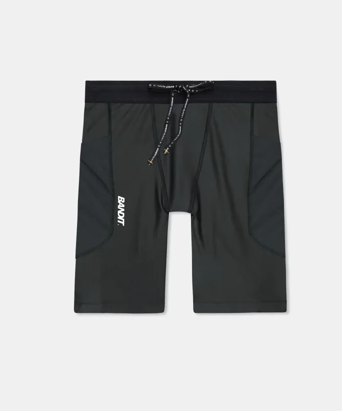SoLite™ 5 Pocket Half Tights - Black sold by Bandit Running