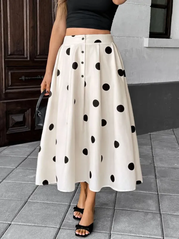 Polka Dot Skirt sold by Body Central