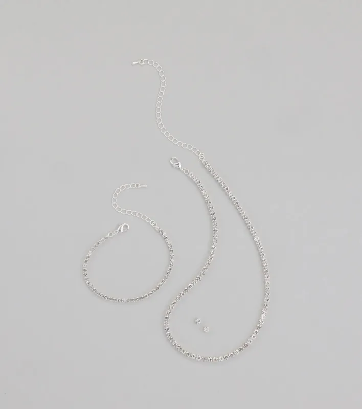 Moment Of Glamour Necklace And Bracelet Set sold by Windsor