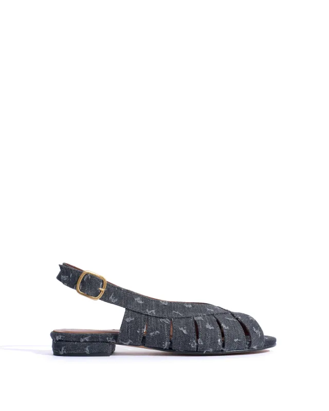 Sophie 20 Denim Distressed washed black sold by Anonymous Copenhagen