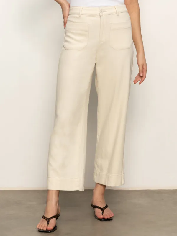 SOFT MARINE WIDE LEG CROP sold by Wildflower