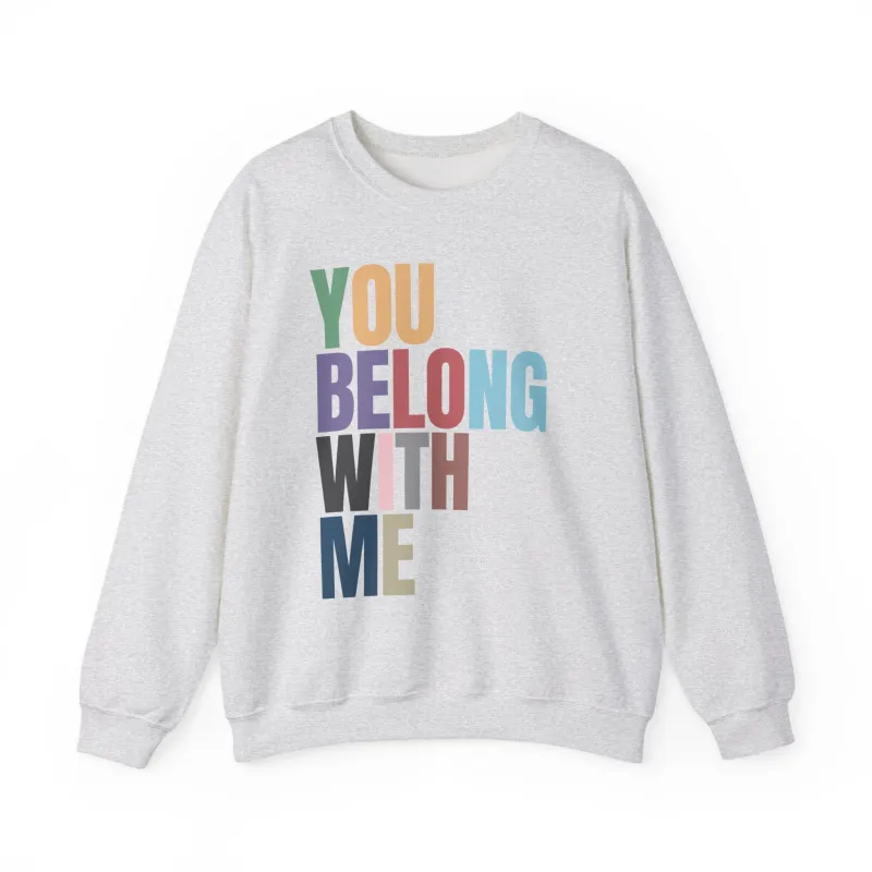 You Belong With Me (eras colours) Sweatshirt sold by Rose Blush Studio