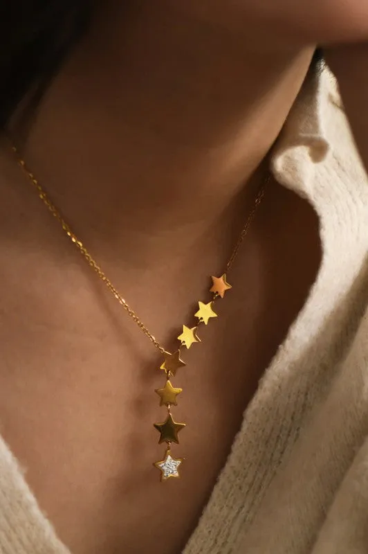 Star Lariat Necklace sold by Evercado
