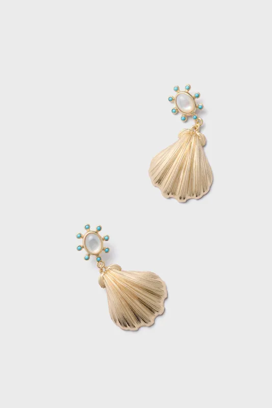 Gold Strong Sirens Song Earrings sold by Tuckernuck