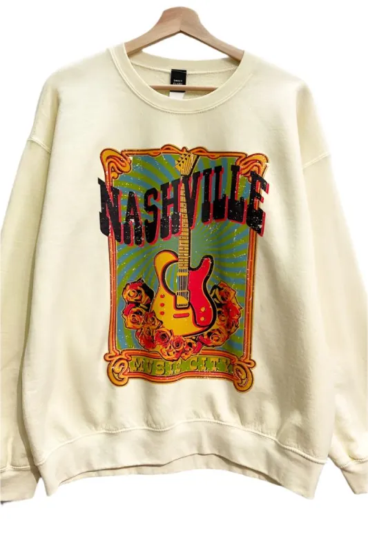 Nashville Oversized Sweatshirts sold by Evercado