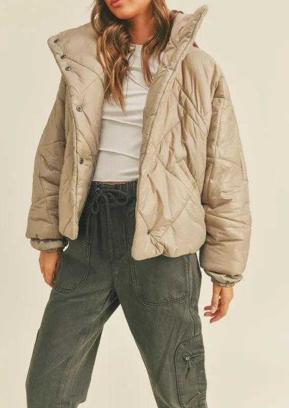 Quilted  Puffer Jacket sold by Evercado