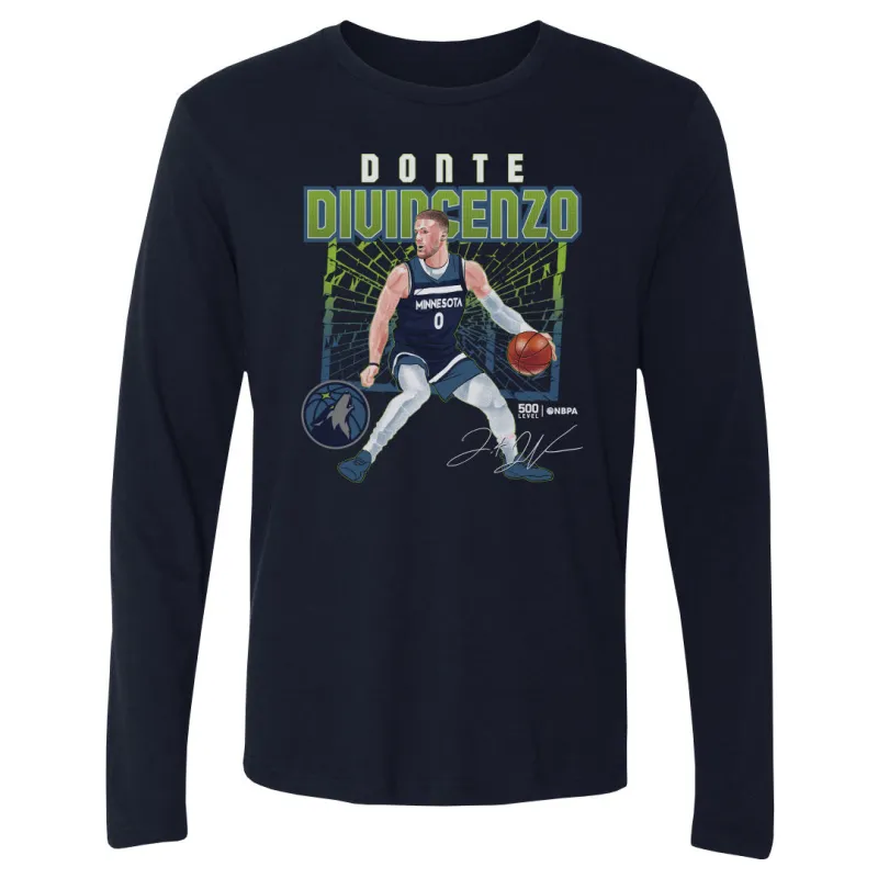 Donte Divincenzo Minnesota Timberwolves Shattered WHT sold by 500 Level