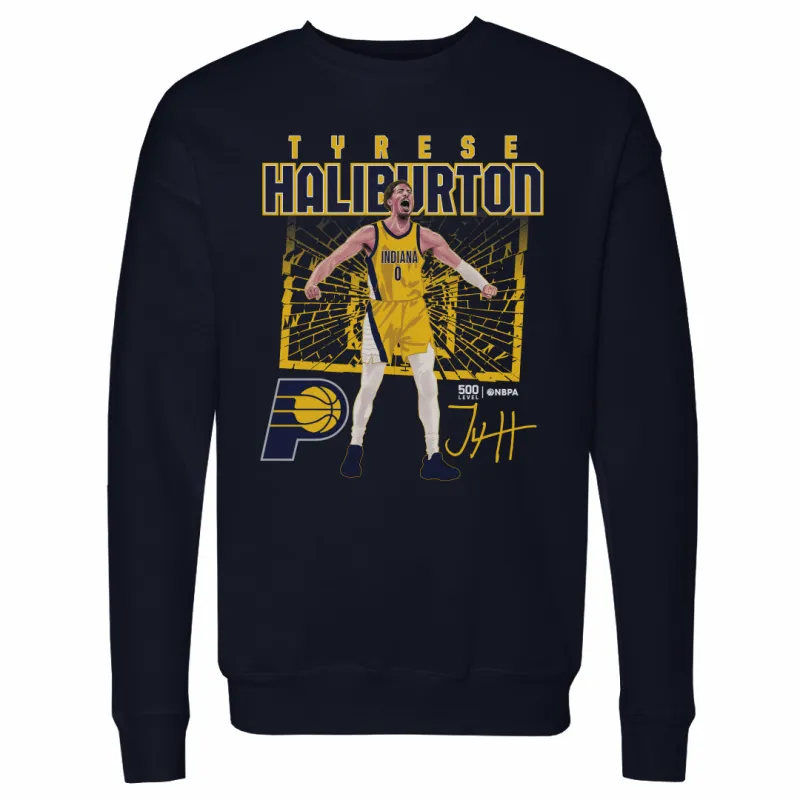 Tyrese Haliburton Indiana Pacers Shattered WHT sold by 500 Level