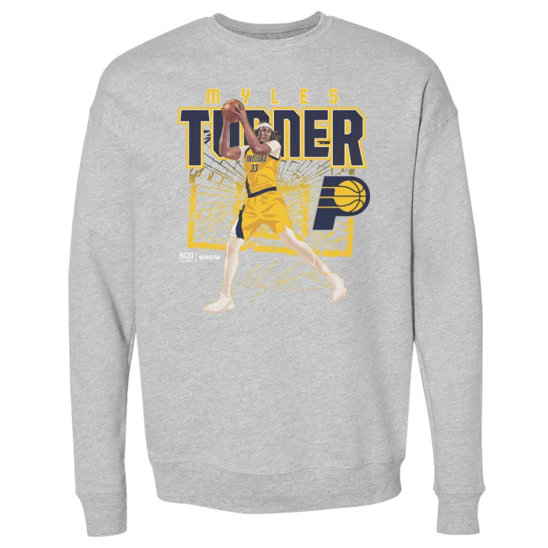 Myles Turner Indiana Pacers Shattered WHT sold by 500 Level