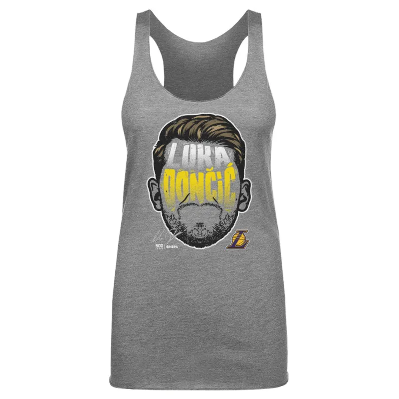 Luka Doncic Los Angeles Lakers Player Silhouette WHT sold by 500 Level