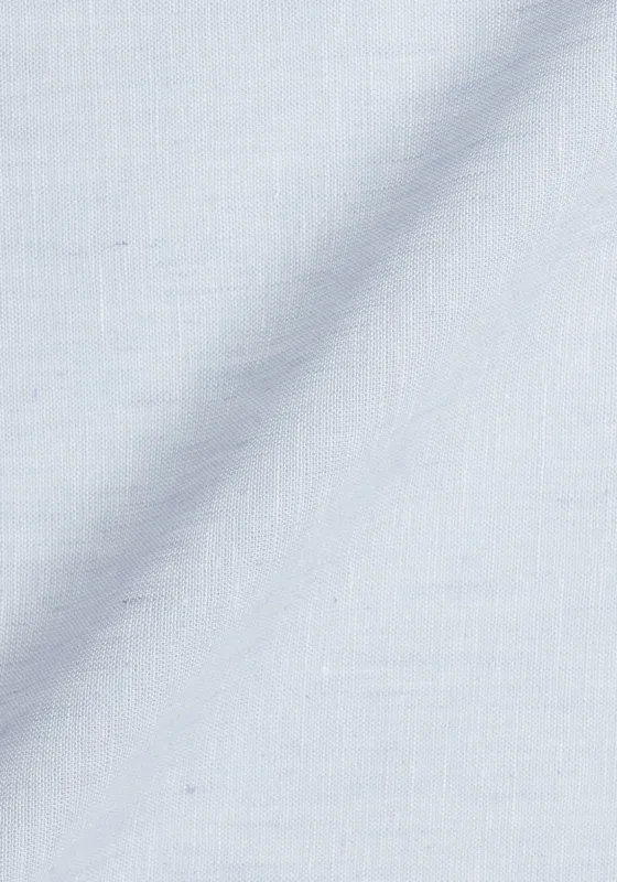 Light Blue Cotton-Linen sold by Brisk Shirts