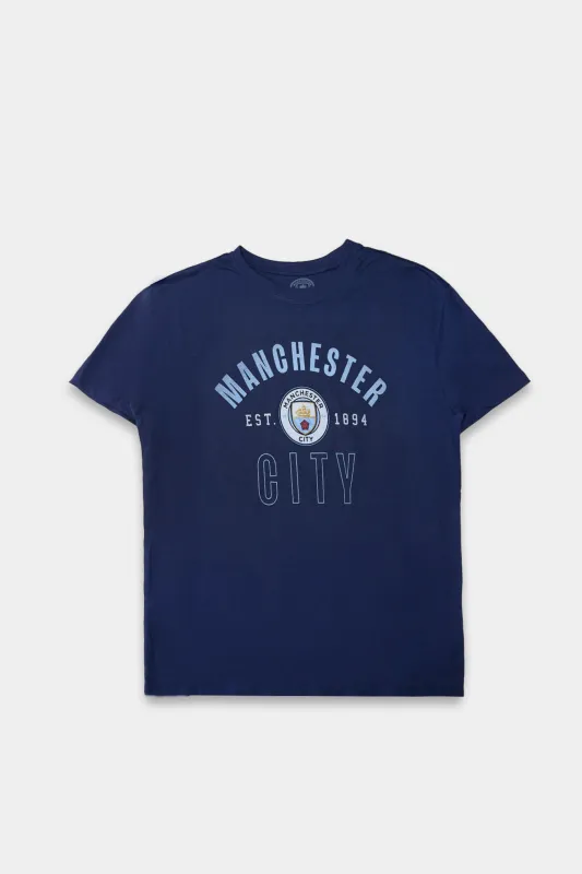 Manchester City Graphic Boyfriend Tee sold by Bluenotes