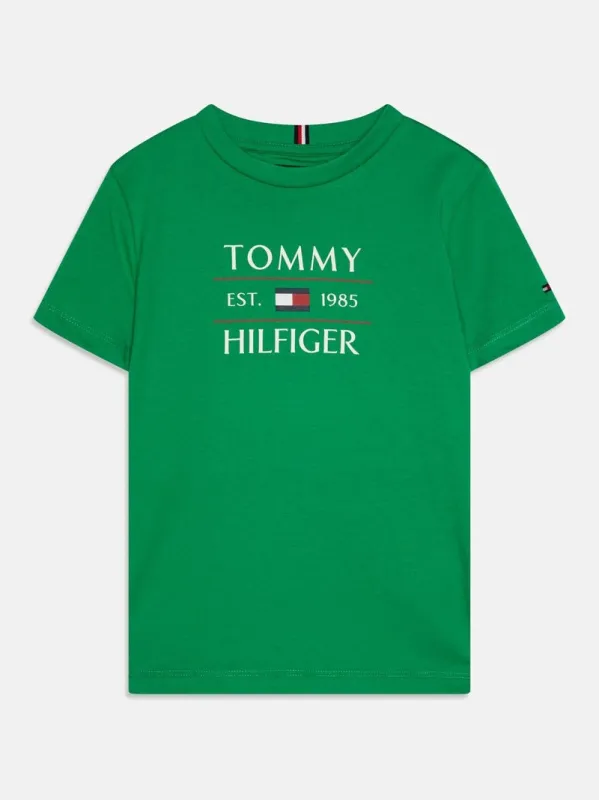 FLAG HILFIGER T-SKJORTE - Radiant Green sold by Brando