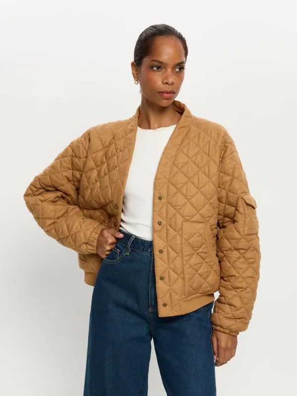 Vida Quilted Jacket sold by Kivari