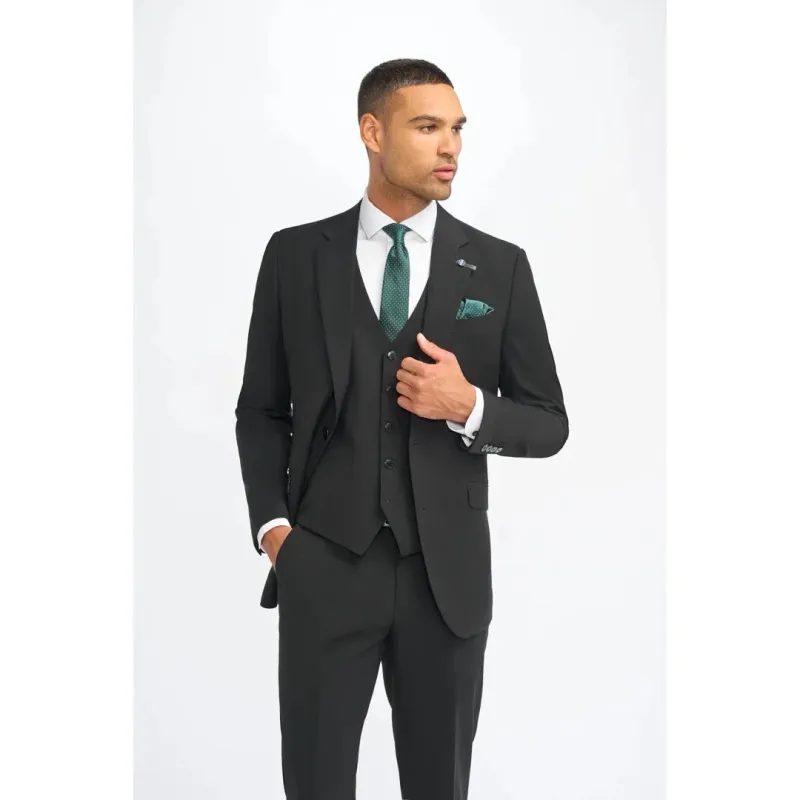 Malibu - Men's Black Tailored Fit Blazer sold by Tru Clothing
