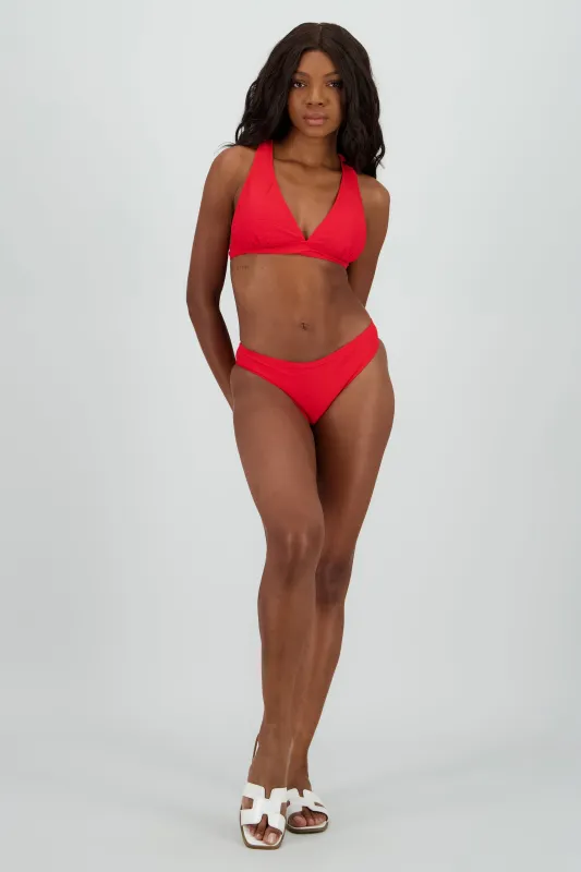 Bikini espalda cruzada textura sold by Shasa