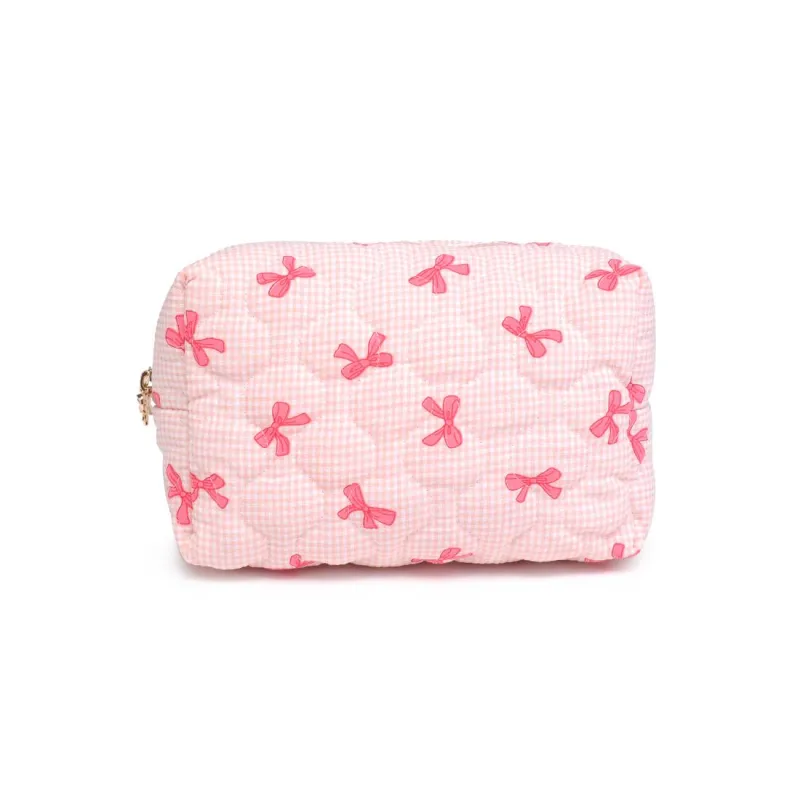 Bow & Tell Cosmetic Pouch sold by Urban Expressions