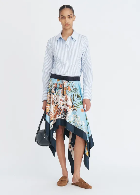 Elastic Waist Scarf Skirt sold by Monse