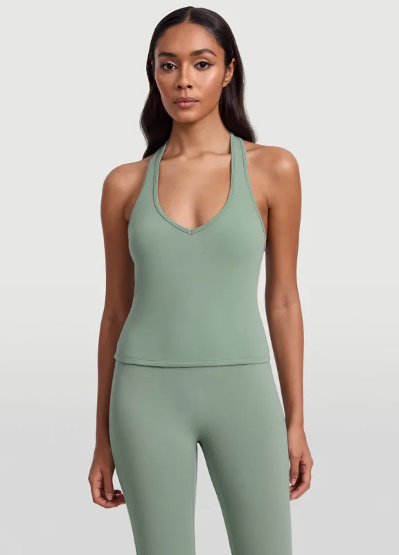 Open Back Halter Tank Top sold by BetterMe