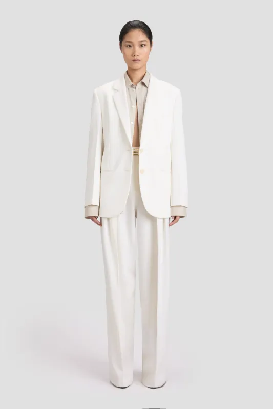 Classic Tailored Jacket In Ivory sold by Victoria Beckham