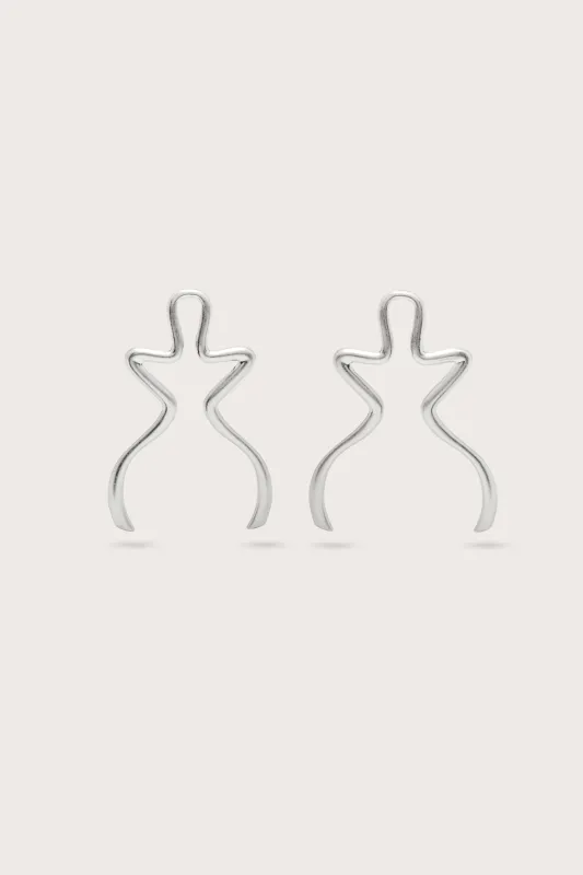 VALMA EARRING - ANTIQUE SILVER sold by Cult Gaia