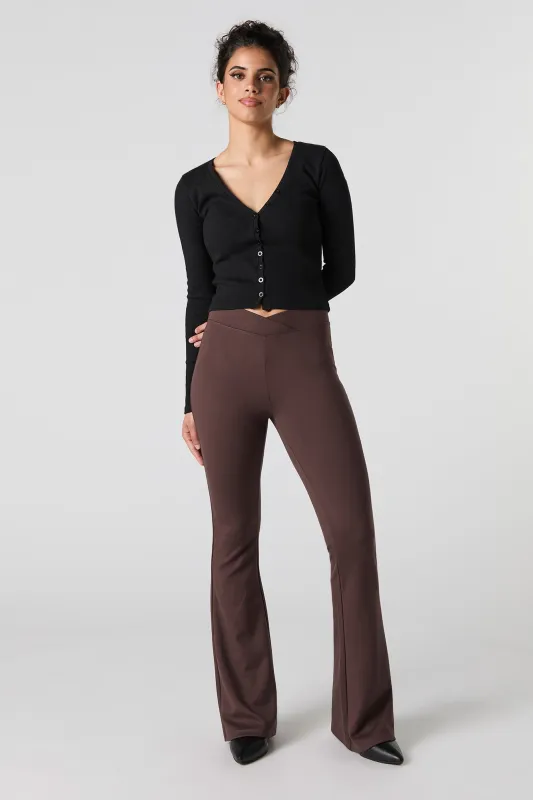 Soft Foldover Waist Flare Pant sold by Urban Planet