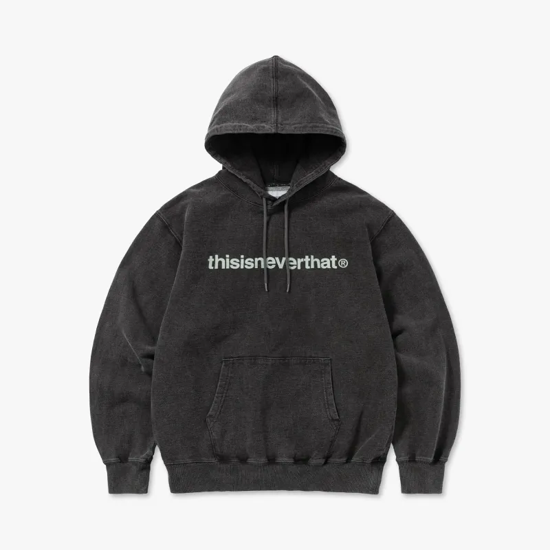 thisisneverthat T-Logo Hoodie Washed Black sold by Livestock